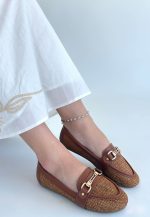 Rain Taba Cilt Babet Ayakkabı - Görsel 3