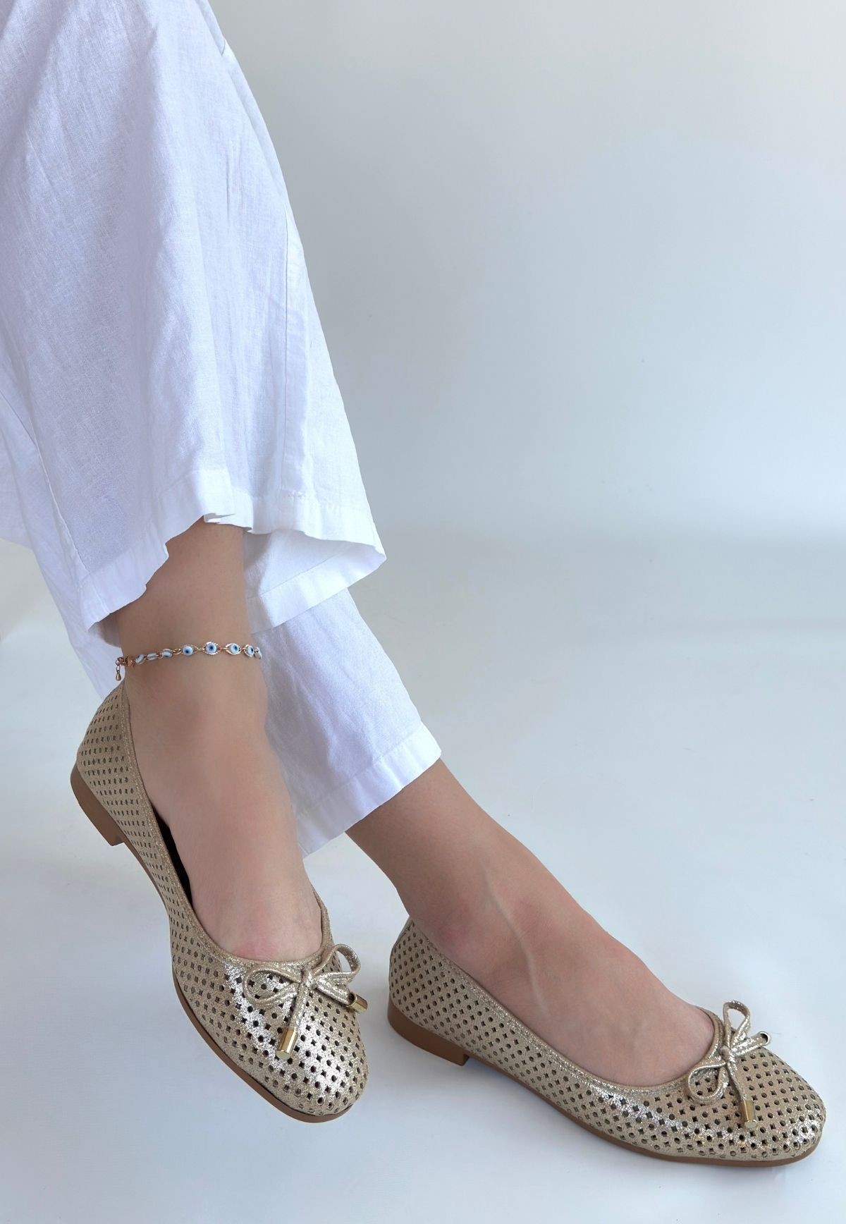 pro_erb175638069368b03e1571c40 Icar Bej Cilt Babet Ayakkabı - Görsel 1