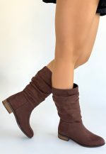 Plod Kahverengi Süet Çizme - Görsel 3