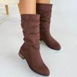 Plod Kahverengi Süet Çizme - Görsel 4