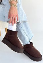 Linne Kahverengi Süet Bot - Görsel 2