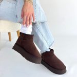 Linne Kahverengi Süet Bot - Görsel 4