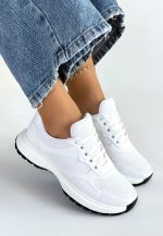 Slar Beyaz Cilt Bağcıklı Spor Ayakkabı - Görsel 2